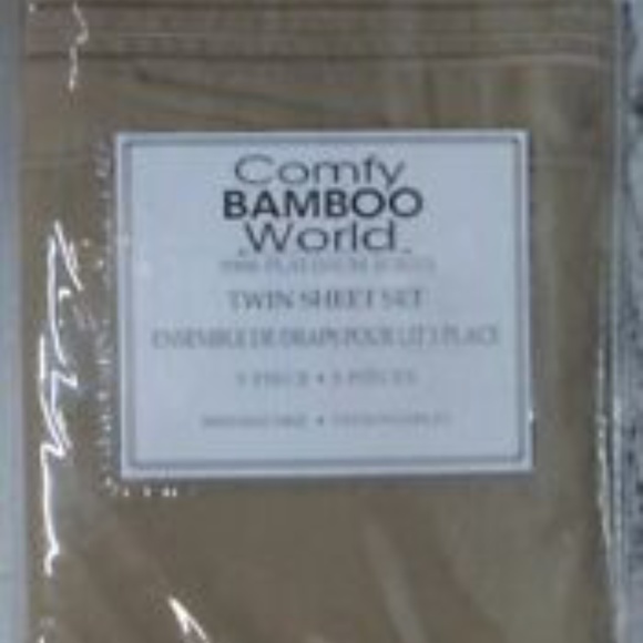 Bamboo Twin Sheet Set - Picture 1 of 2